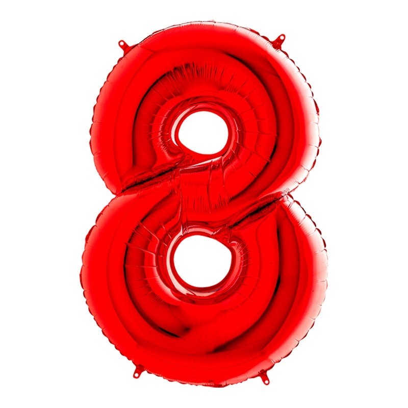 broj8 crveni balon