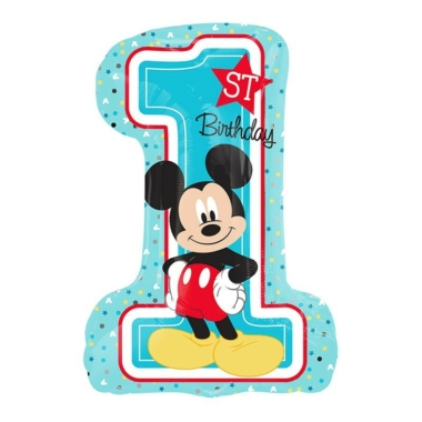 1st birthday Mickey - 71cm