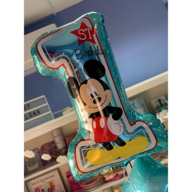 1st birthday Mickey - 71cm