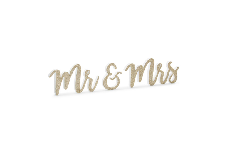 Drvena slova Mr & Mrs - 50cm