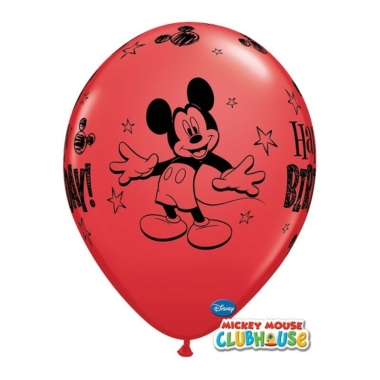 Mickey Mouse Happy Birthday 28cm - 1 kom - izaberite boju