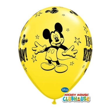 Mickey Mouse Happy Birthday 28cm - 1 kom - izaberite boju