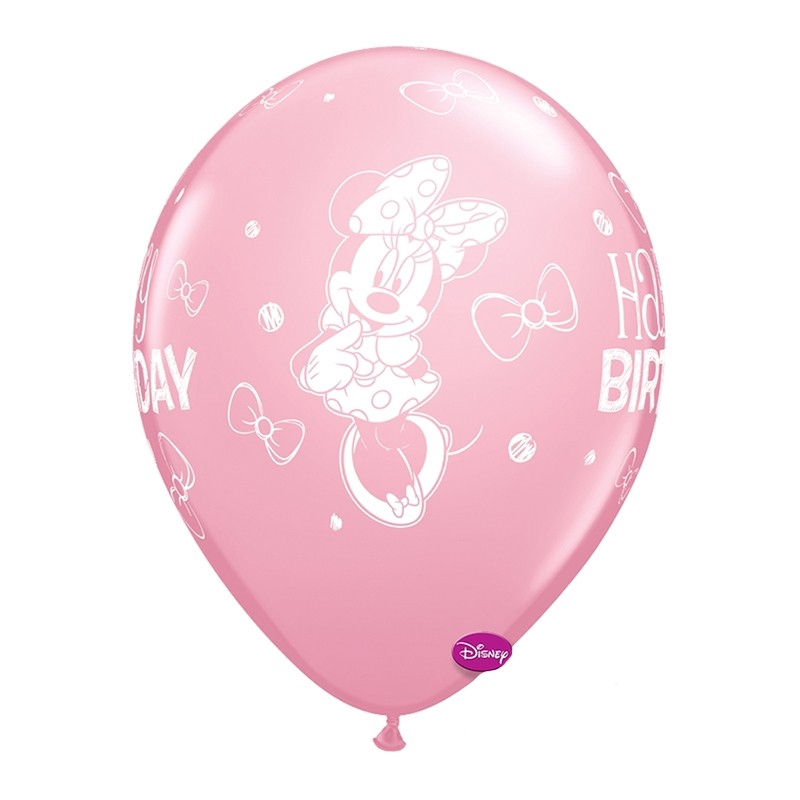 Minnie Mouse Happy Birthday 28cm - 1 kom - izaberite boju