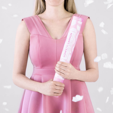 Top sa konfetama bele latice – 60cm