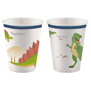 Čaše Dinosaurusi 250ml - 8 kom