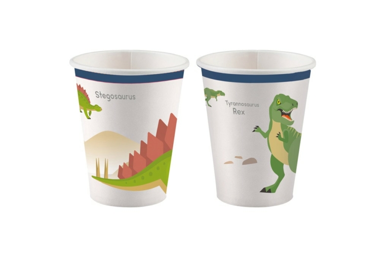 Čaše Dinosaurusi 250ml - 8 kom
