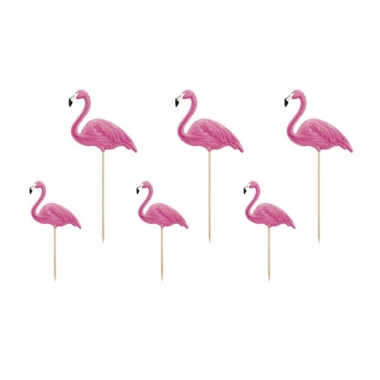 Toperi za mafine flamingosi - 6 kom