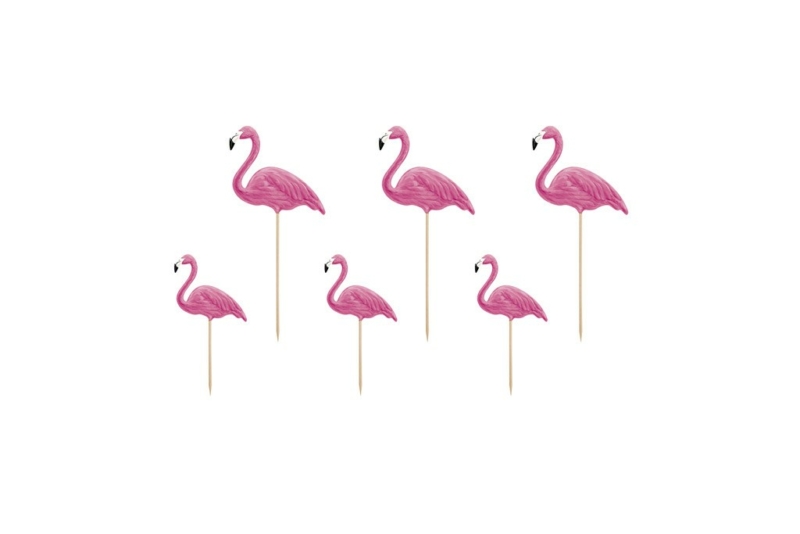 Toperi za mafine flamingosi - 6 kom