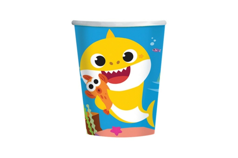 Čaše Baby Shark 250ml - 8kom