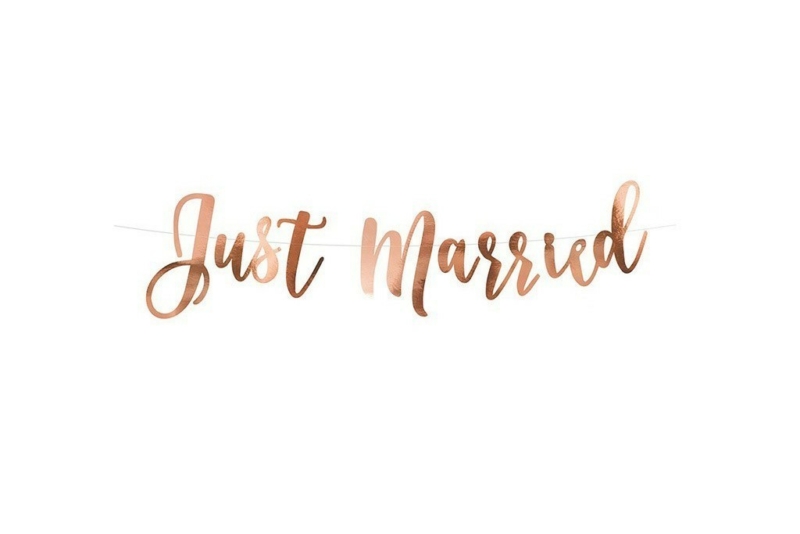 Baner Just Married - 77cm