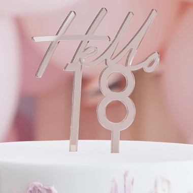 Toper za tortu Hello 18 – 12cm