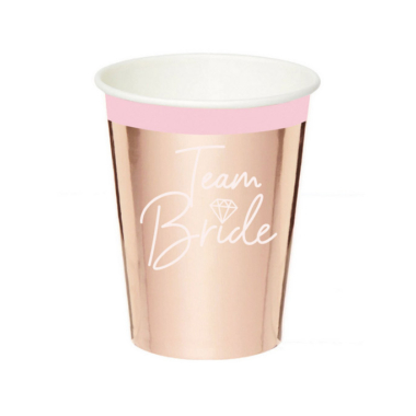 Čaše Team Bride 250ml – 8 kom