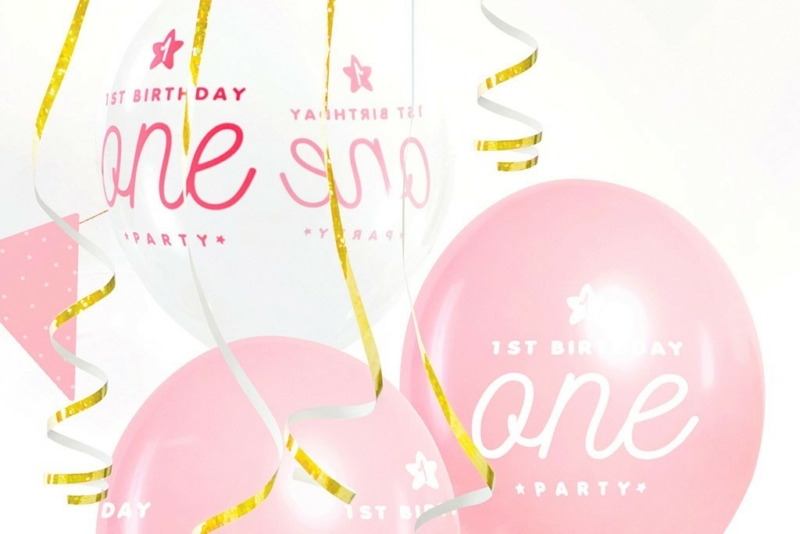 1st birthday party 28cm - 1 kom - izaberite boju