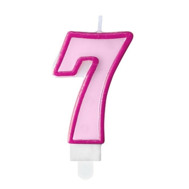 Roze svećica 7 - 7cm