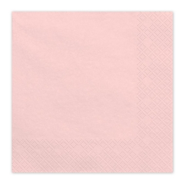 Salvete Svetlo roze 33cm - 20 kom