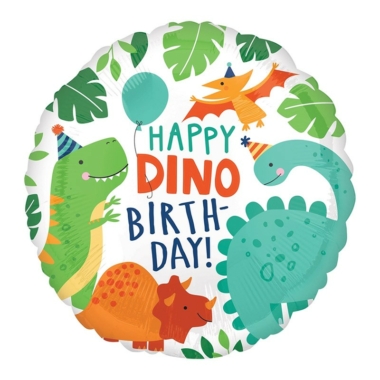 Happy dino birthday - 46cm