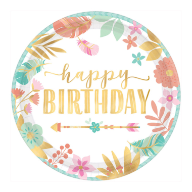 Tanjiri Happy birthday 27cm - 8 kom