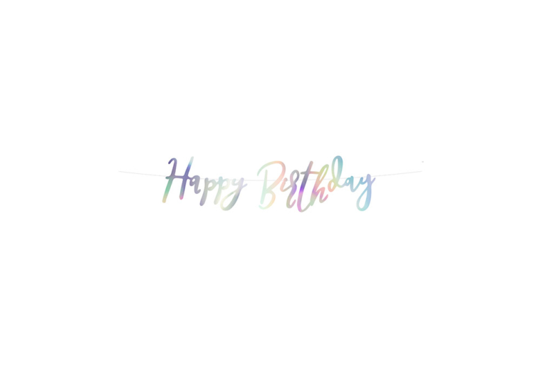 Baner Happy birthday - 62cm