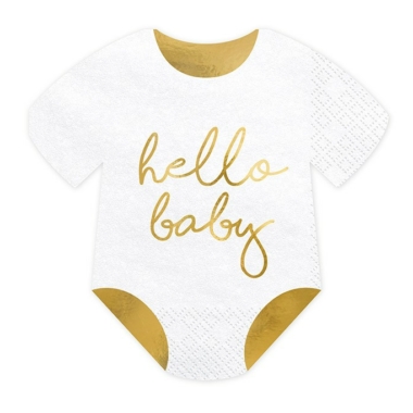 Salvete Hello baby 16cm - 20 kom