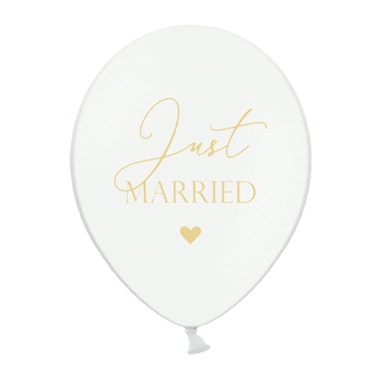 Just Married 28cm - 5 kom