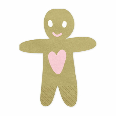 Salvete Gingerbread Man 16cm - 20 kom