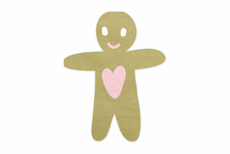 Salvete Gingerbread Man 16cm - 20 kom