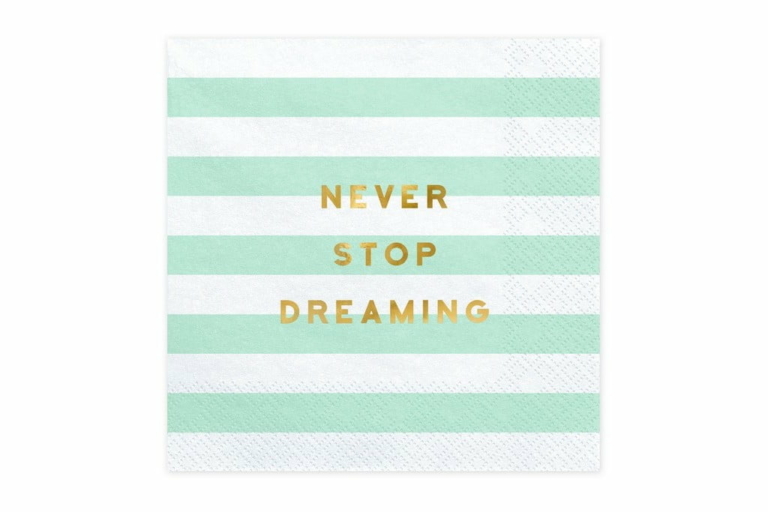 Salvete Never stop dreaming 33cm - 20 kom