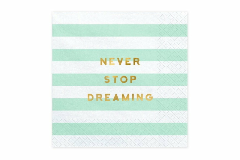 Salvete Never stop dreaming 33cm - 20 kom