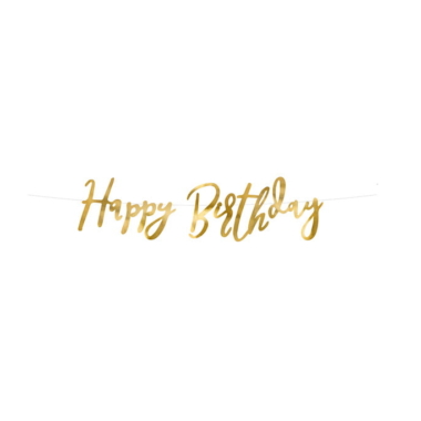 Baner Happy Birthday - 62cm