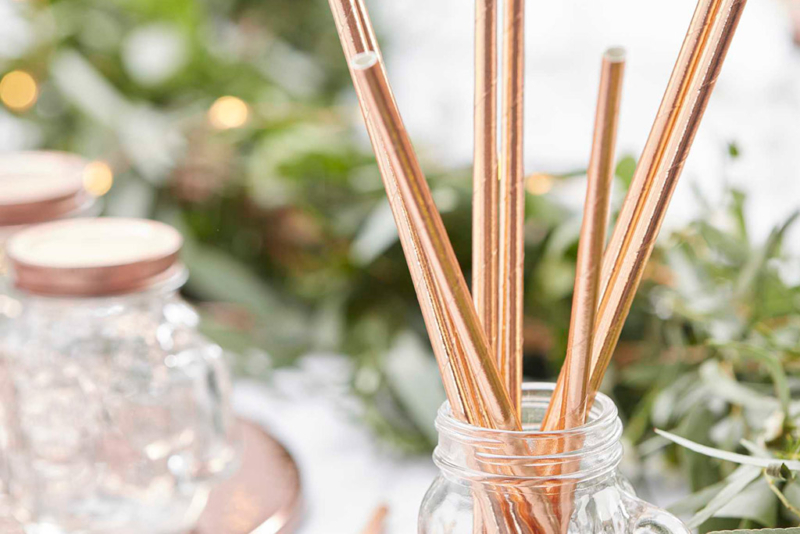 slamcice rose gold uzivo