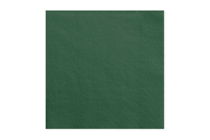 Salvete Tamno zelene 33cm - 20 kom