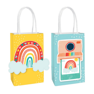Ukrasna kesice Retro Rainbow - 1 kom