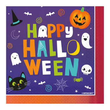 Salvete Happy Halloween 33cm - 20 kom