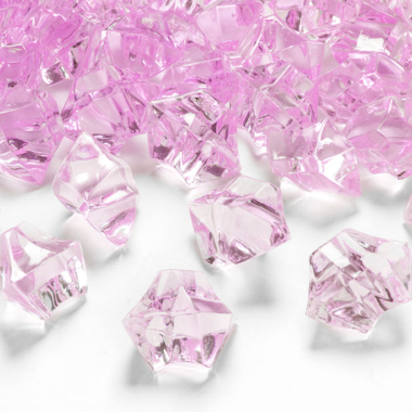 Ukrasni kristali Roze 25mm - 50 kom