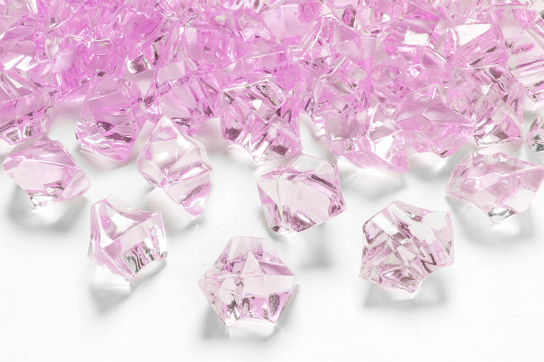 Ukrasni kristali Roze 25mm - 50 kom