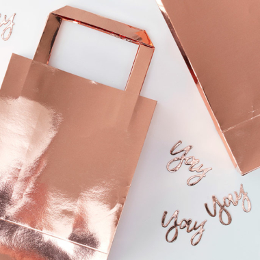 Ukrasna kesica Rose gold - 1 kom