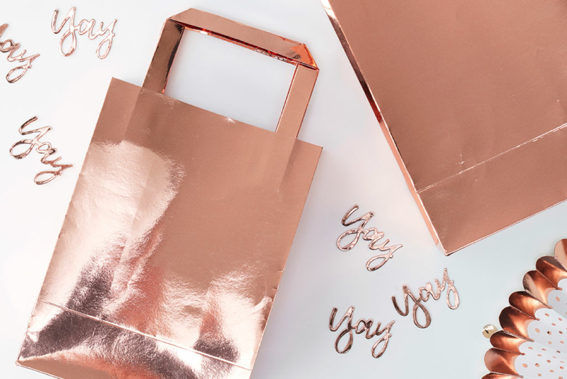 Ukrasna kesica Rose gold - 1 kom
