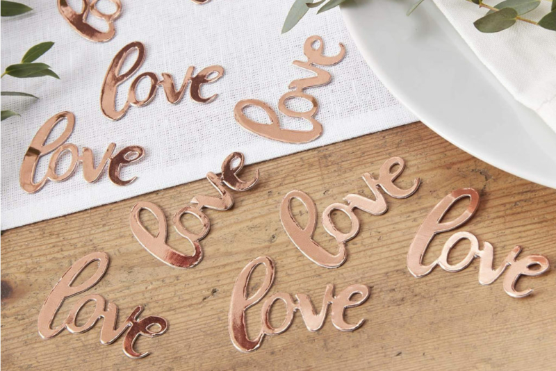 rose gold stone konfete love uzivo