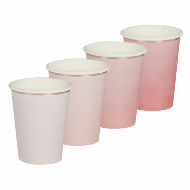 Čaše Ombre mix 250ml - 8 kom