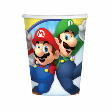 Čaše Super Mario 250ml - 8 kom