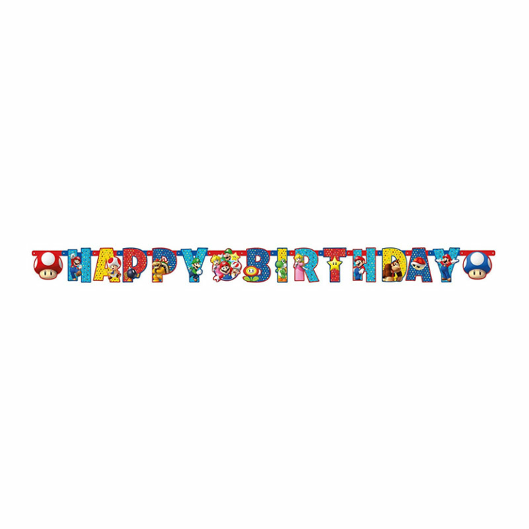 Baner Happy Birthday - 190cm