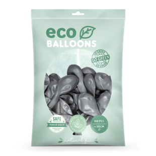 eco metalik sivi balon pakovanje
