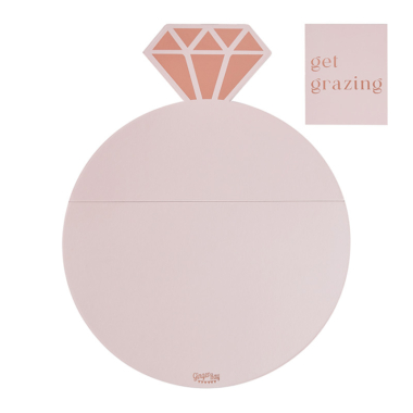 Daska za poslužiivanje - Rose gold prsten