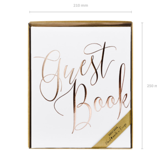 guest book rose gold dimenzije