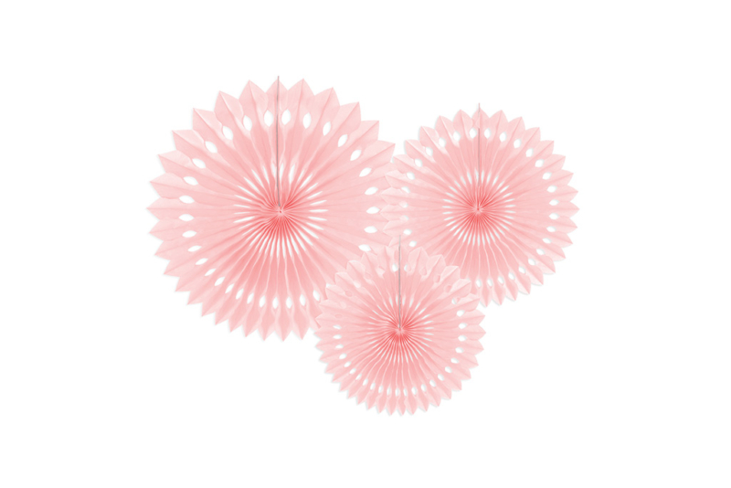 papirne rozete roze