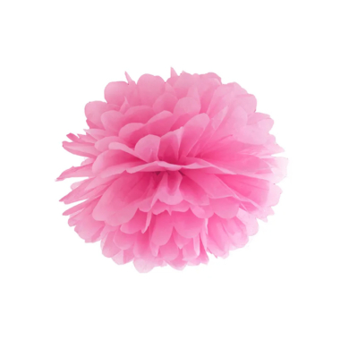 Pompom roze - 25cm