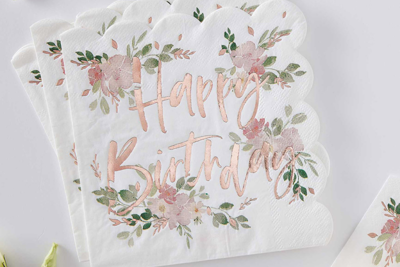 cvetne salvete happy birthday uzivo