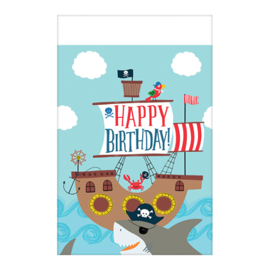 Plastični stolnjak - Ahoy Happy Birthday