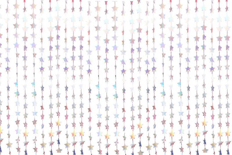Presijavajuće zvezdice zavesa - 120x220cm