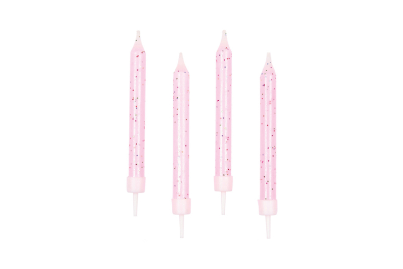 roze svecice sa sljokicama